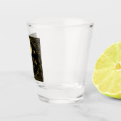 ヴィンテージグロビクトリアンンプンモダンスタイルモノグラム ショットグラス (右)