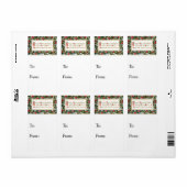 ヴィンテージグローリートゥゴッドギフトラベル ラベル (フルシート)