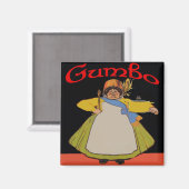 ヴィンテージグンボ調理師 マグネット (正面/裏面)