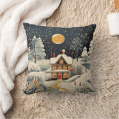 ヴィンテージグーアッシュスタイルウィンターホーム クッション (ブランケット)