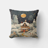 ヴィンテージグーアッシュスタイルウィンターホーム クッション (正面)