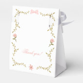 ヴィンテージグースフローラベビーシャワー フェイバーボックス (裏面サイド)