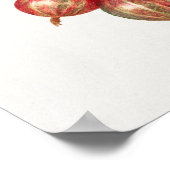 ヴィンテージグースベリーイラストレーション ポスター (角)