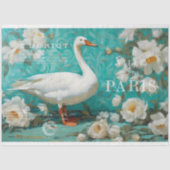 ヴィンテージグース素朴フローラ分離 薄葉紙 (正面)