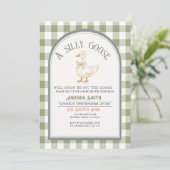 ヴィンテージグース間抜けベイビーシャワー 招待状 (スタンド正面)