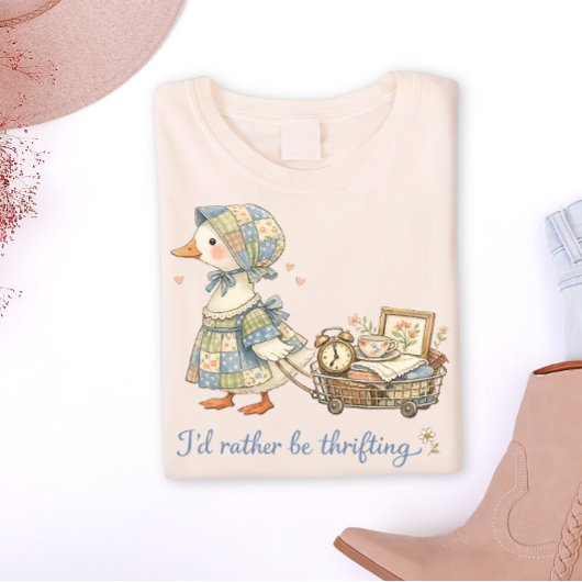 ヴィンテージグース「古着巡りが好き」Tシャツ Tシャツ