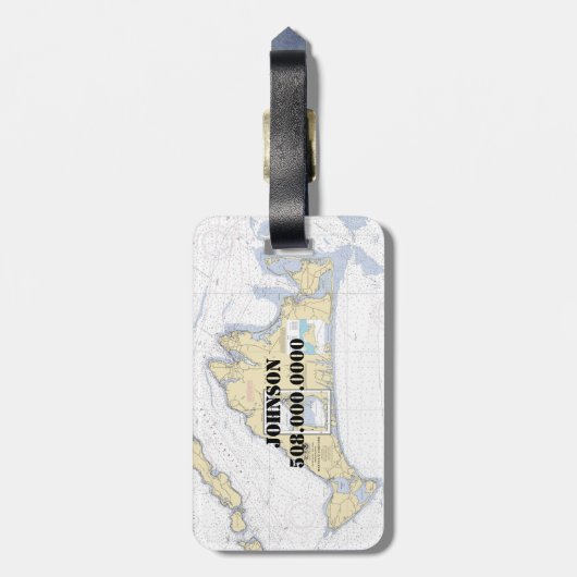 ヴィンテージグ航海のラートマーサのブドウ園 ラゲッジタグ (裏面縦)