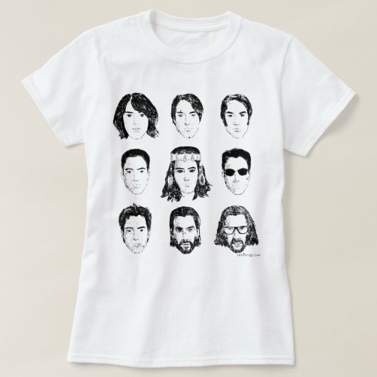 ヴィンテージケアヌ・アートがギフト映画ファンを追い出す Tシャツ (デザイン正面)