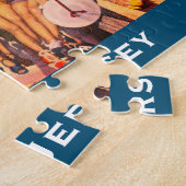 ヴィンテージケアンズバーグNJビーチシーン – ジャージーショア ジグソーパズル (側面)