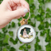 ヴィンテージケイトグリーンアウェイブックイラストレーション キーホルダー (手)