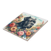 ヴィンテージケインコルソ絵を描ドッグ タイル (側面)