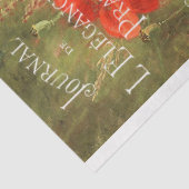 ヴィンテージケシとデイジーとEphemera 薄葉紙 (詳細)