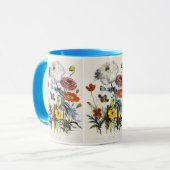 ヴィンテージケシの花ビクトリアン園 マグカップ (正面左)