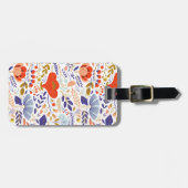 ヴィンテージケシの花 ラゲッジタグ (正面横)