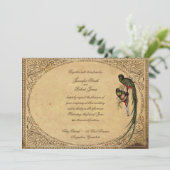 ヴィンテージケツァルバードエレガントウェディング招待状 招待状 (スタンド正面)