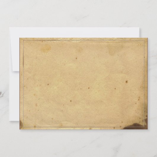 ヴィンテージケツァルバードエレガントウェディング招待状 招待状 (裏面)