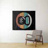 ヴィンテージケトルベルカスタムモノグラム名イニシャル タペストリー (インサイチュ(横))