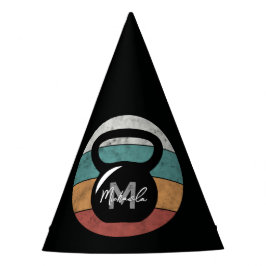 ヴィンテージケトルベルカスタムモノグラム名イニシャル パーティーハット