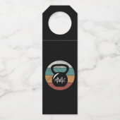 ヴィンテージケトルベルカスタムモノグラム名イニシャル ボトルネックタグ (正面)