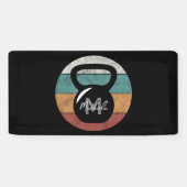 ヴィンテージケトルベルカスタムモノグラム名イニシャル 横断幕 (横)