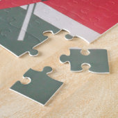 ヴィンテージケニア国旗のハラームデザイン ジグソーパズル (側面)