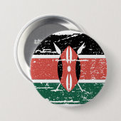 ヴィンテージケニア国旗 缶バッジ (正面&裏面)