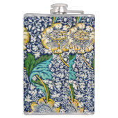 ヴィンテージケネットフローラウィリアム・モリス・アートブルー フラスク (裏面)