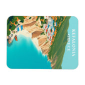 ヴィンテージケファロニアギリシャイオニア島旅行 マグネット (横)