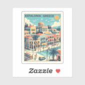 ヴィンテージケファロニアギリシャ旅行土産 シール (シート)
