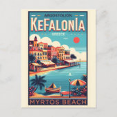 ヴィンテージケファロニアギリシャ旅行土産 ポストカード (正面)