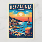 ヴィンテージケファロニアギリシャ旅行土産 ポストカード (正面)