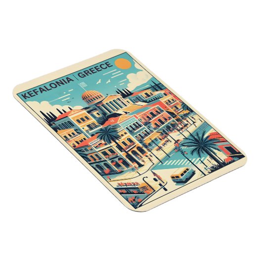 ヴィンテージケファロニアギリシャ旅行土産 マグネット (右側)