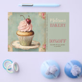 ヴィンテージケフランスのーキケータリングケーキ チラシ (シングル)