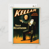 ヴィンテージケラー魔法ポスター ポストカード (正面/裏面)