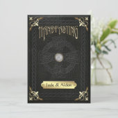 ヴィンテージケルト十字ハンドフェスト結婚の 招待状 (スタンド正面)