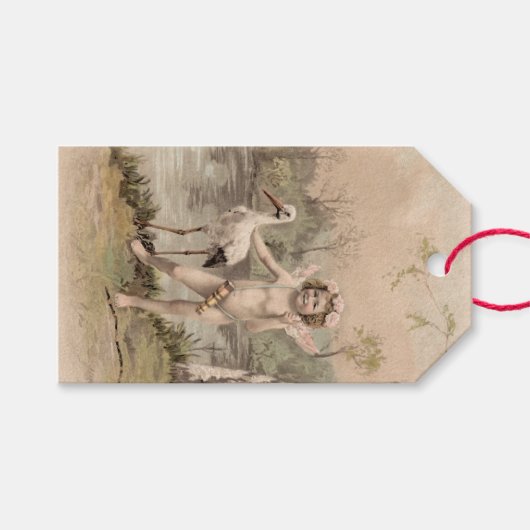 ヴィンテージケルビウィズストークバイレイク ギフトタグ (正面(横))