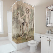 ヴィンテージケルビウィズストークバイレイク シャワーカーテン (インサイチュ)