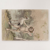 ヴィンテージケルビウィズストークバイレイク ジグソーパズル (横)