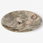 ヴィンテージケルビウィズストークバイレイク ペーパープレート (アングル)