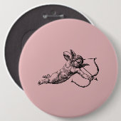 ヴィンテージケルビエンジェルキューピッドラブ 缶バッジ (正面&裏面)