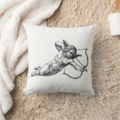 ヴィンテージケルビキュピッドラブ装飾用クッション クッション (ブランケット)