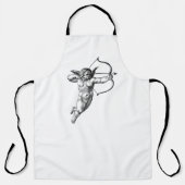 ヴィンテージケルビキュピッド愛 エプロン (正面)