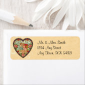 ヴィンテージケルビバレンタイン住所 シール (インサイチュ)