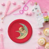 ヴィンテージケルブin三日月 ペーパープレート (パーティー)