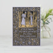 ヴィンテージケルマスコットフローラ結婚式招待状 招待状 (スタンド正面)