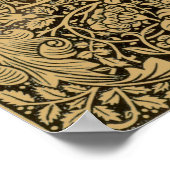 ヴィンテージケルマスコットプレスWilliam 縁ど Morris ポスター (角)