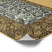 ヴィンテージケルマスコットプレスWilliam Morris Beowulf ポスター (角)