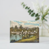 ヴィンテージケンジントンガーデンズロンドンイングランド ポストカード (スタンド正面)