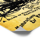 ヴィンテージケンタッキーたばこ会社プリント ポスター (角)