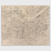 ヴィンテージケンタッキーの地図（1873年） ラッピングペーパー (フラット)